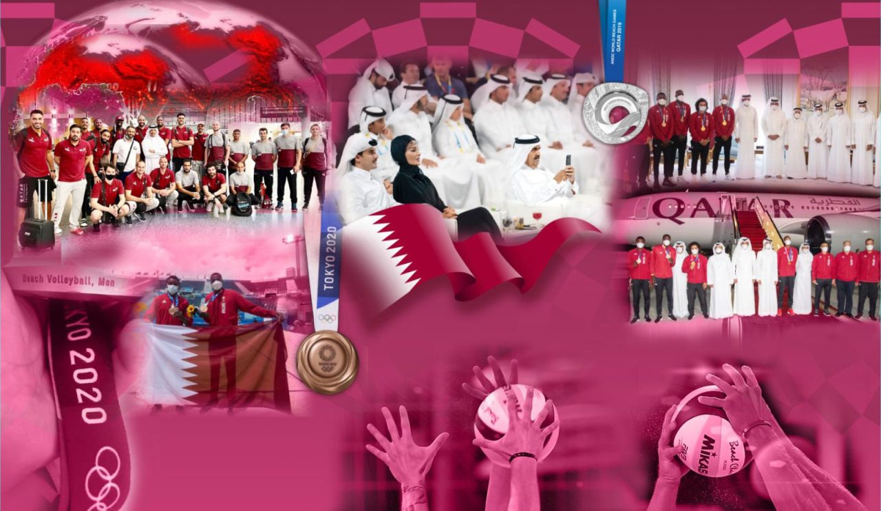 عنابي الطائرة يعبر إلى دور الستة عشر في دورة الألعاب الآسيوية الشاطئية