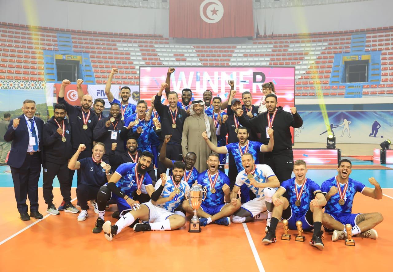 Qatar Police Team Clinch Arab Clubs Men's Volleyball Title in Tunisia for First Time